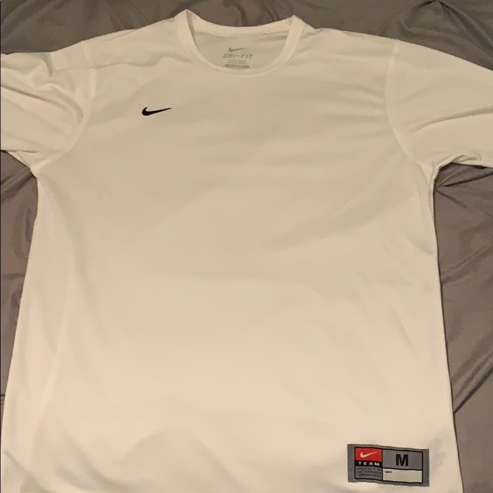 White Nike Dri-Fit T-shirt